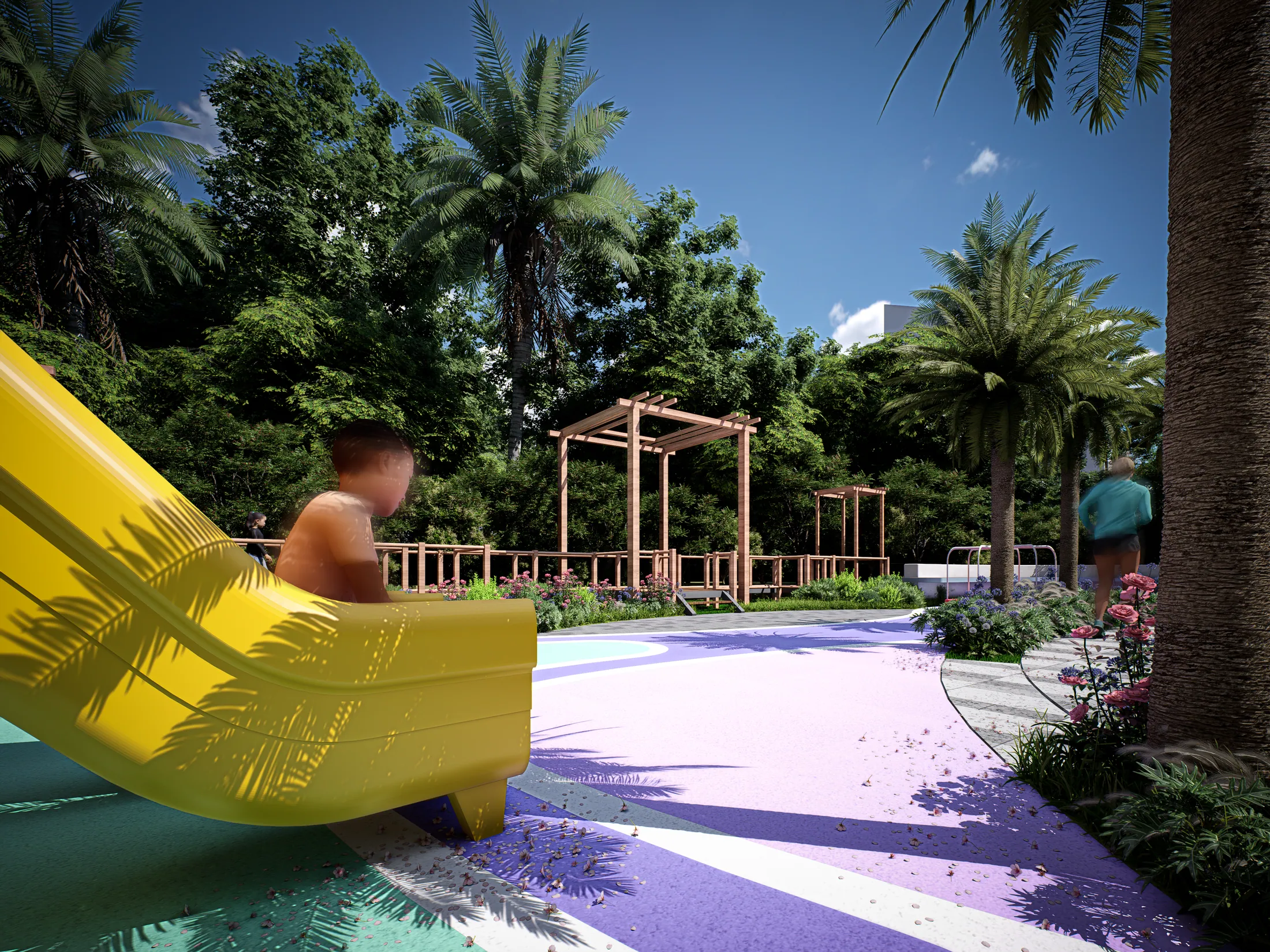 Kids play area