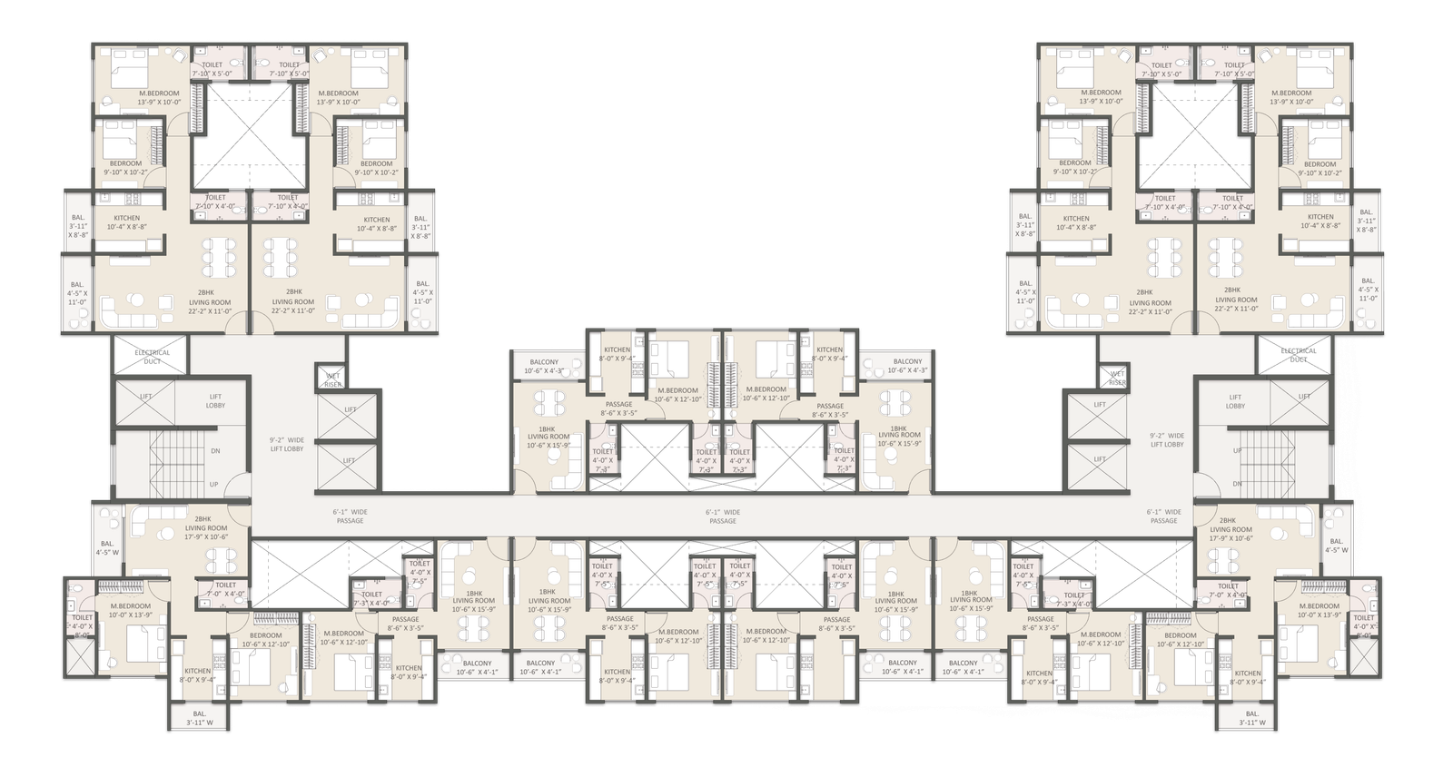 Typical floor plan